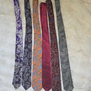 Lot Of Paisley Ties
